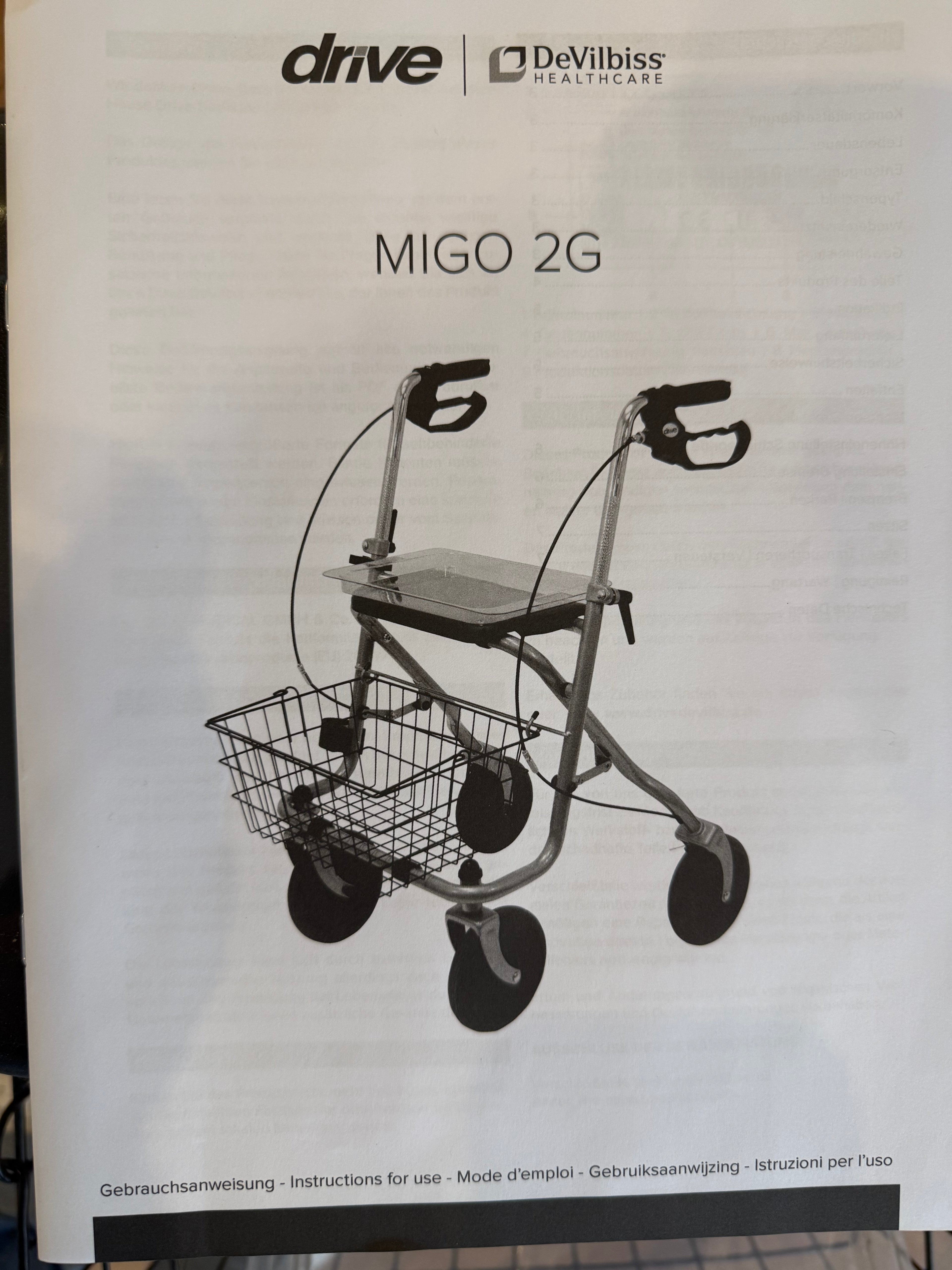 Rollator Migo 2G